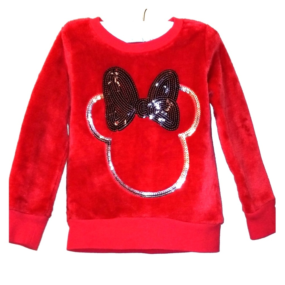 Disney Minnie Mouse Red Sweater 4T